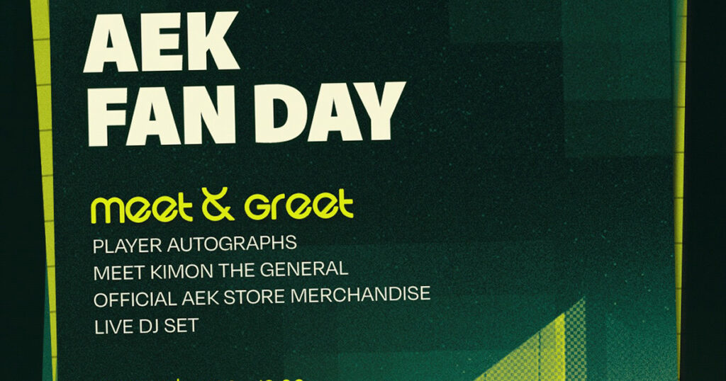 ΑΕΚ: Fan Day στο Metropolis Mall με τους ποδοσφαιριστές!