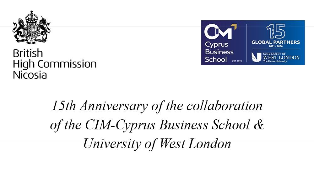 Επετειακή τελετή CIM-UWL με κορυφαίες προσωπικότητες από Κύπρο και ΗΒ