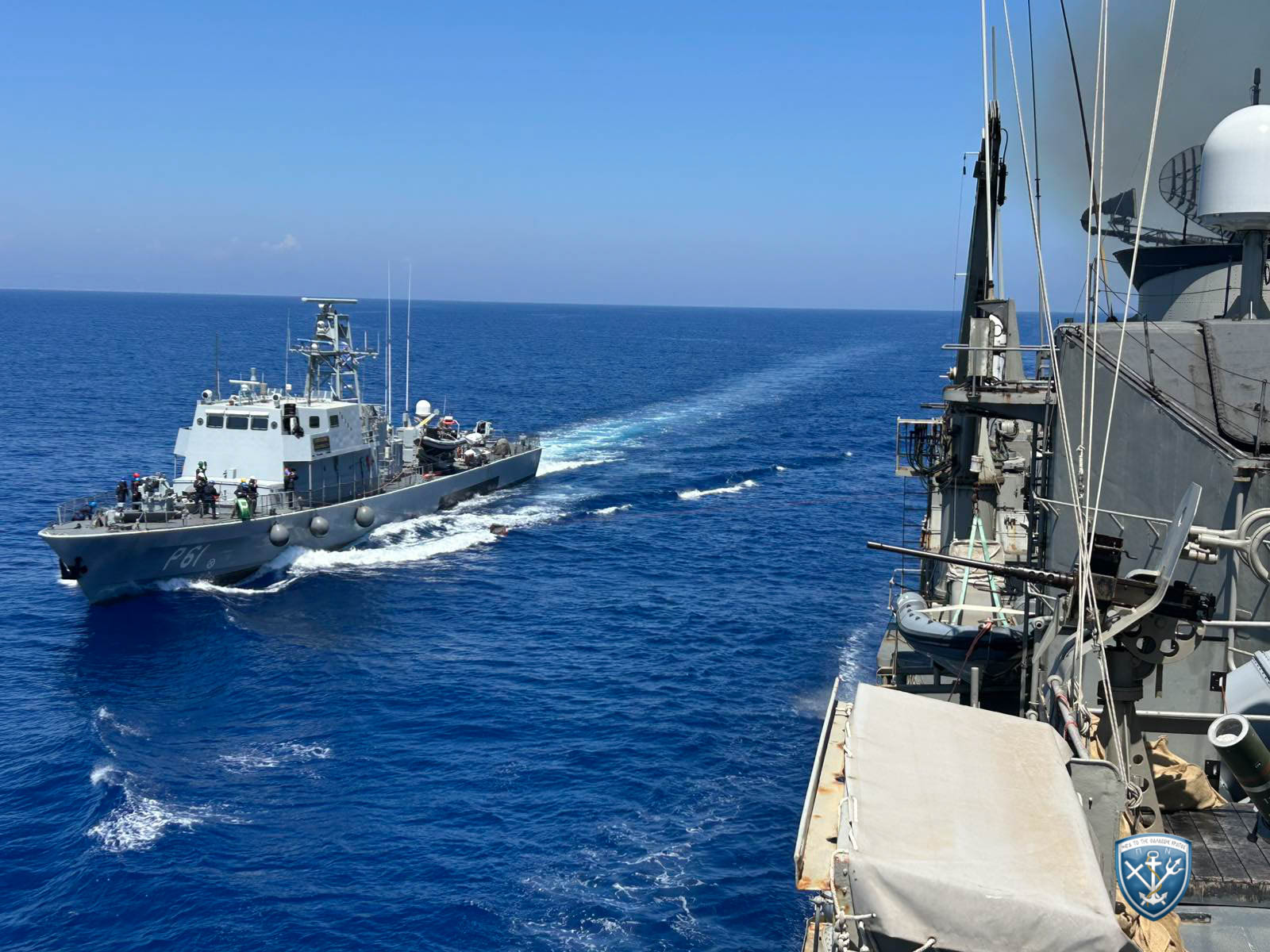 Συνεκπαίδευση της ΕΦ με τη Φρεγάτα «Έλλη» του Ελληνικού ΠΝ στην Κύπρο (βίντεο)