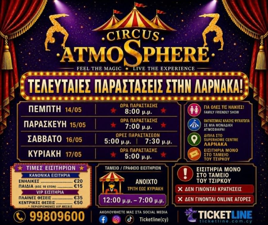 Ακροβατικά, φώτα και θέαμα: Οι τελευταίες ημέρες του Circus Atmosphere