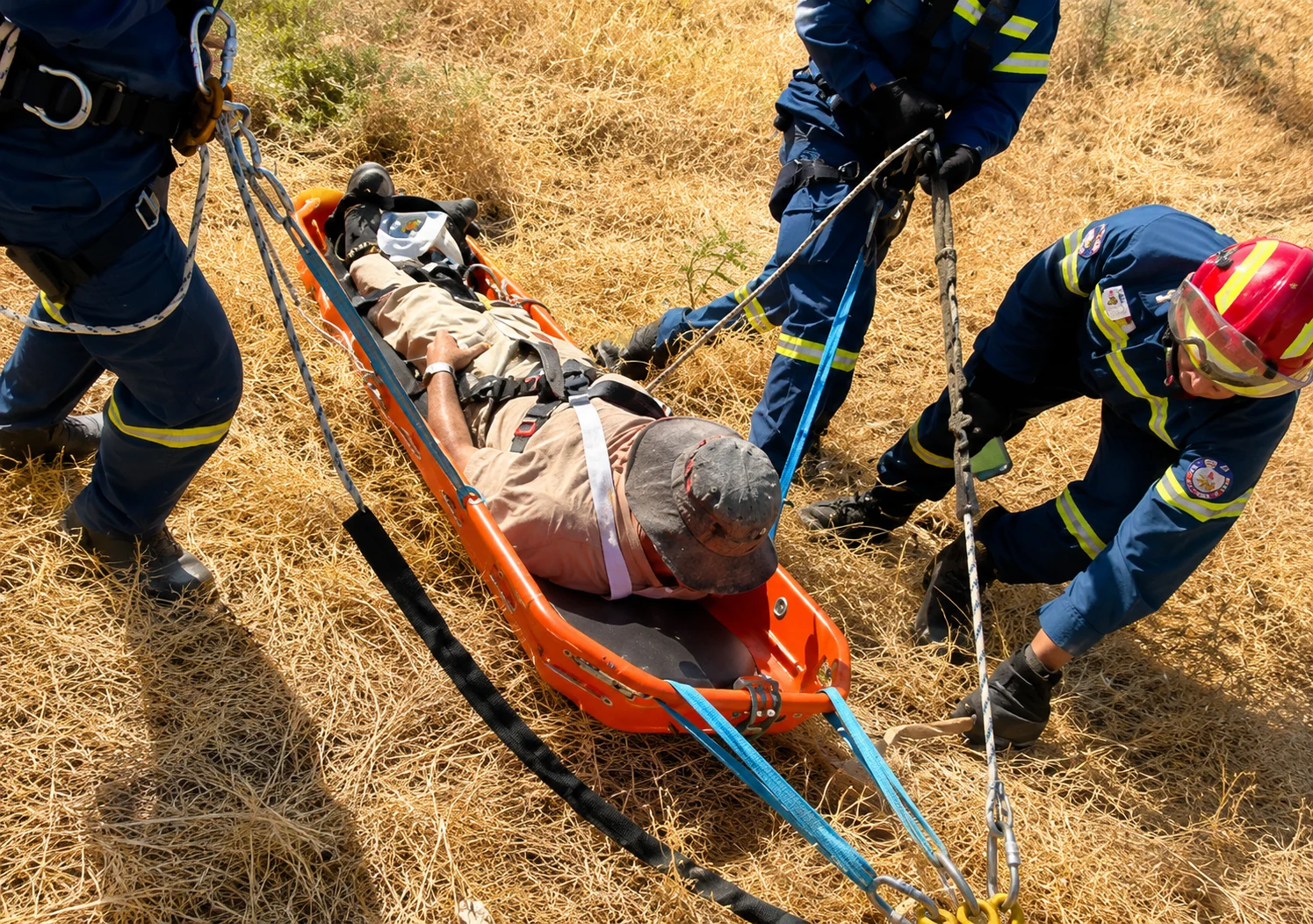 Έπεσε σε χαράδρα στα Λύμπια – Διασώθηκε και μεταφέρθηκε στο Νοσοκομείο  (φώτο)