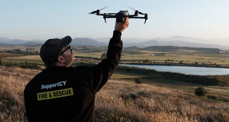 Σε λειτουργία drones του SupportCY για σκοπούς πρόληψης πυρκαγιών   (φώτο)