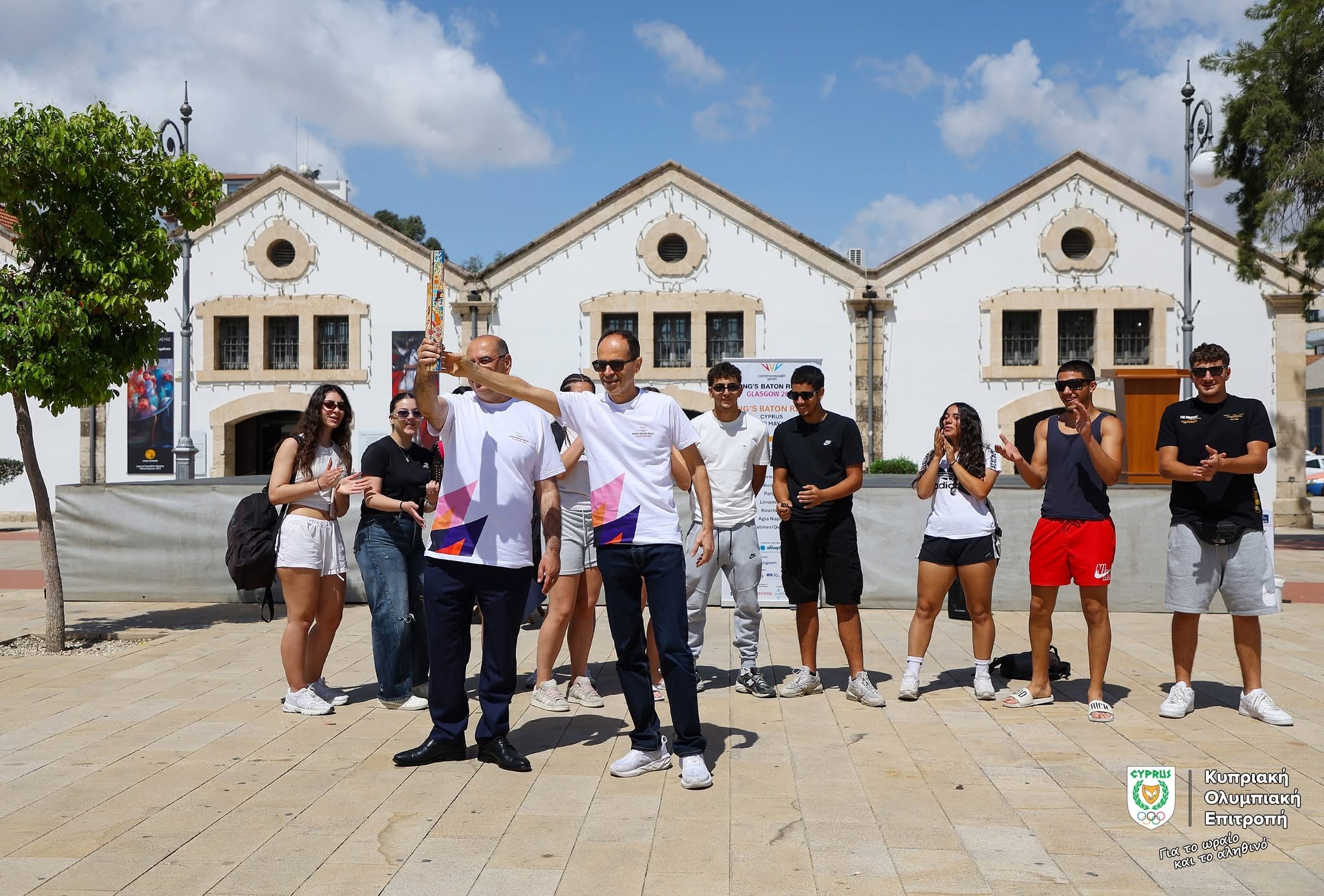 Η Λάρνακα υποδέχθηκε την “King’s Baton Relay” των 23ων Κοινοπολιτειακών Αγώνων Γλασκώβης 2026  (φώτο)