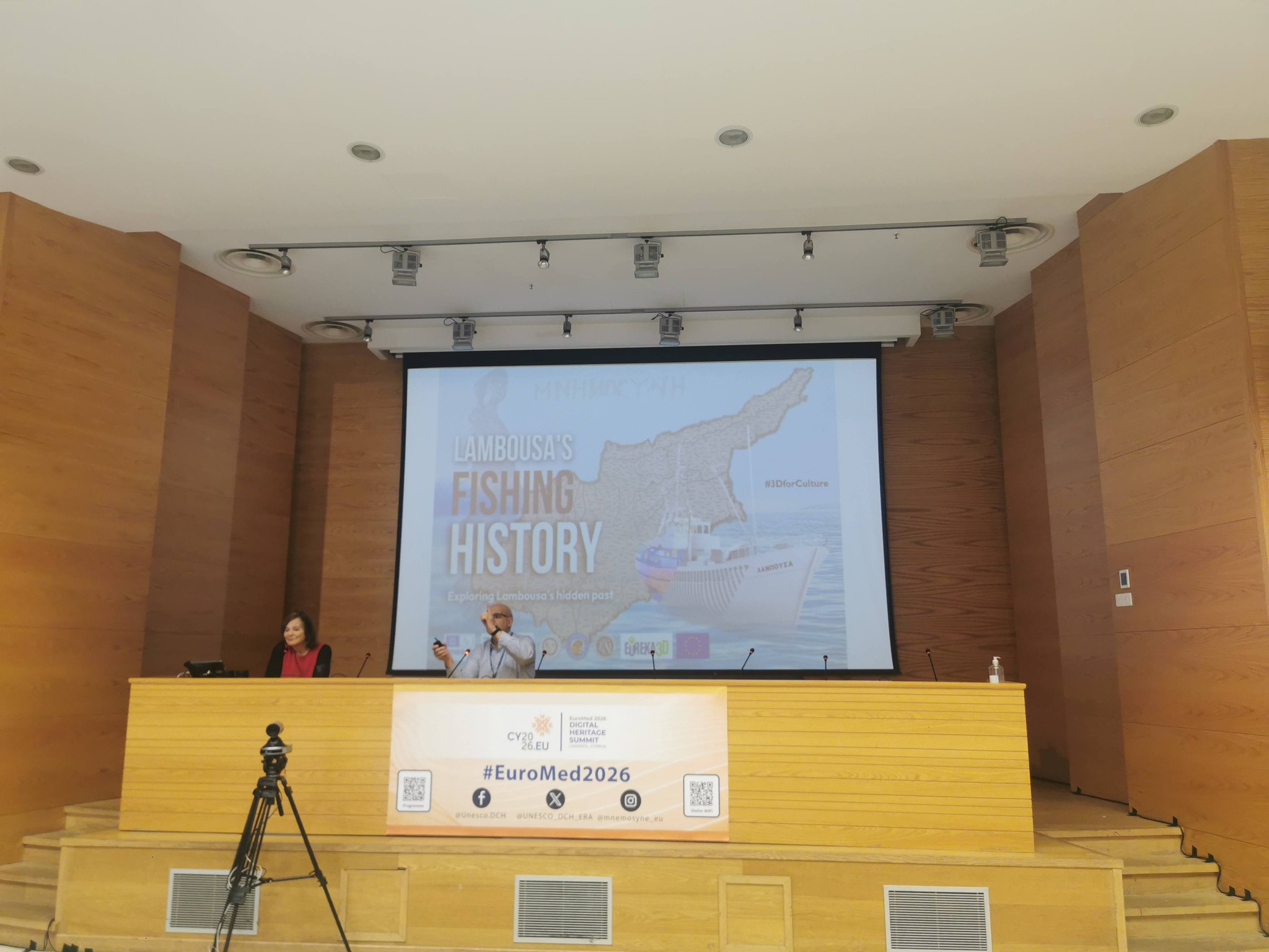 Η Βιβλιοθήκη “Τάσος Μητσόπουλος” στην Αραδίππου στο σεμινάριο EuroMed 2026: Digital Heritage Summit is organised by UNESCO  (φώτο)