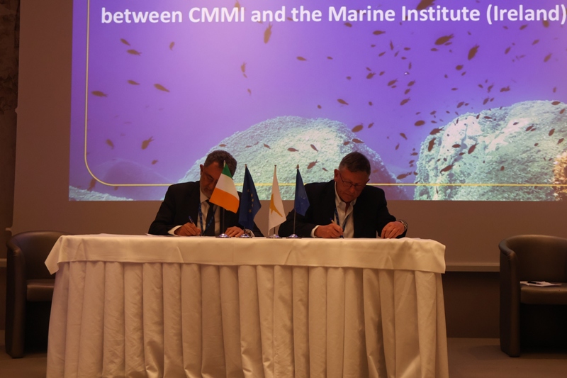 Το CMMI και το Marine Institute υπέγραψαν Δήλωση Προθέσεων για ενίσχυση της συνεργασίας Κύπρου–Ιρλανδίας στη θαλάσσια και ναυτιλιακή έρευνα και καινοτομία