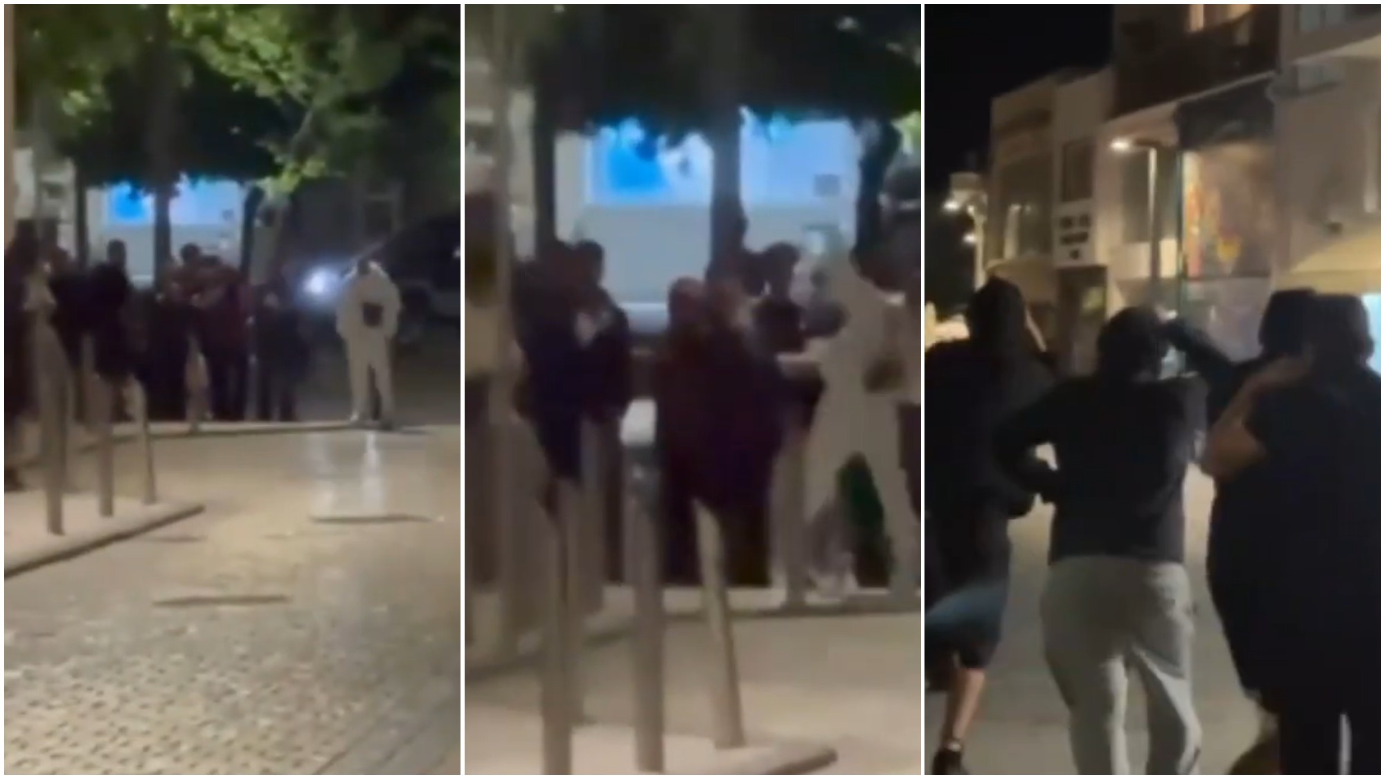 Άγριο σκηνικό στο κέντρο της Πάφου, νεαροί πετροβολούν και επιτίθενται σε διανομείς φαγητού  (βίντεο)