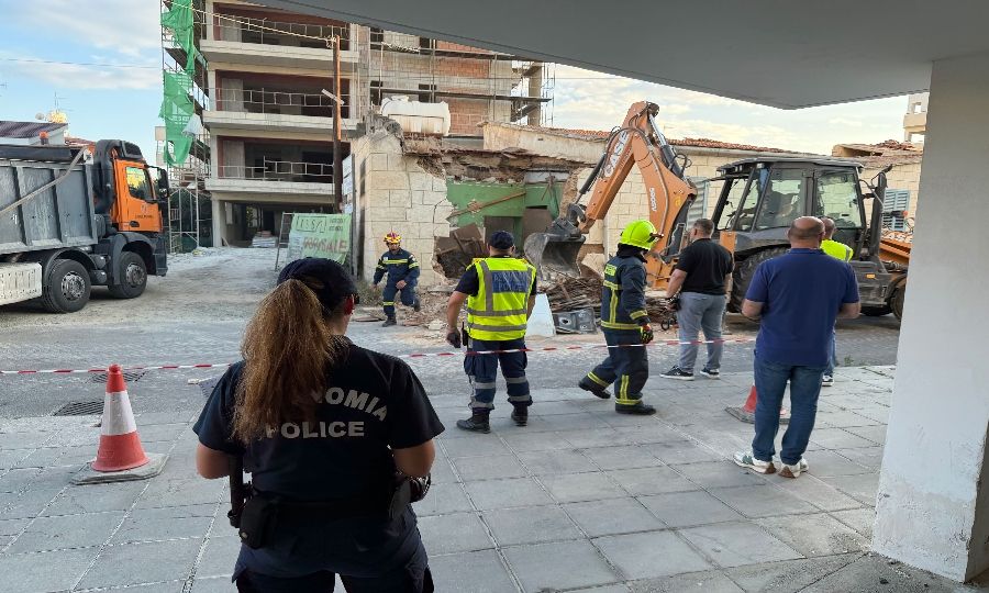 Κατέρρευσε η οροφή εγκαταλελειμμένου κτιρίου στη Λάρνακα   (φώτο)