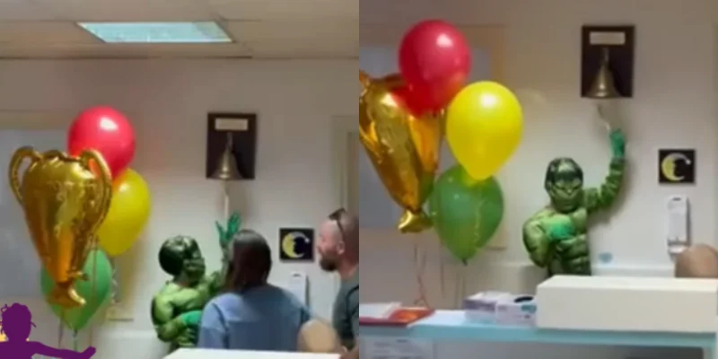 Κτύπησε το καμπανάκι της νίκης ο μικρός Μάξιμος ντυμένος «Hulk»  (βίντεο)