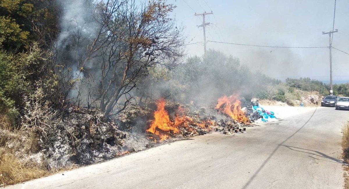 Πυρκαγιά σε μεγάλο σωρό από σκύβαλα στη Λεμεσό – Τι προκάλεσε τη φωτιά