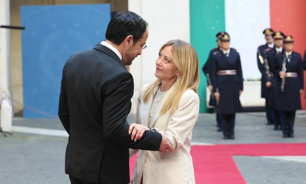 Αναβλήθηκε την υστάτη η επίσκεψη της Τζιόρτζια Μελόνι στην Κύπρο