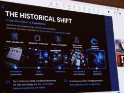 reimagining journalism presentation