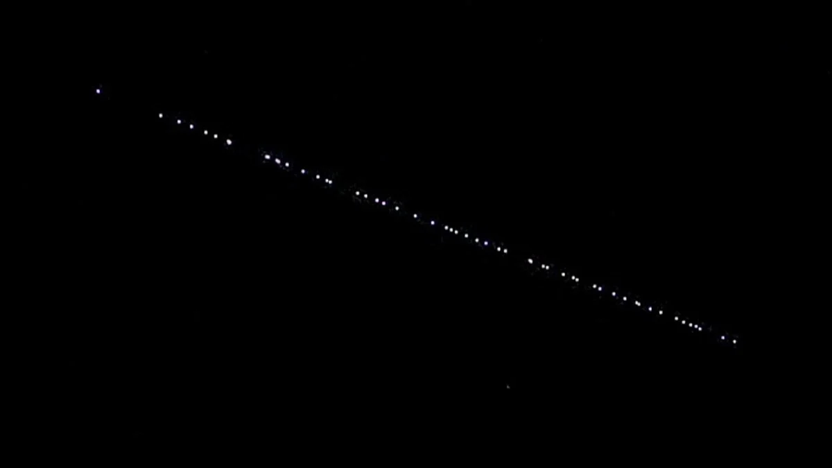 Η εντυπωσιακή «παρέλαση» των δορυφόρων Starlink στον ουρανό της Κύπρου (βίντεο)