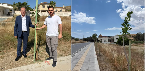 Δεντροφύτευση στο Δ.Δ. Τρούλλων για ενίσχυση του πρασίνου  (φώτο)