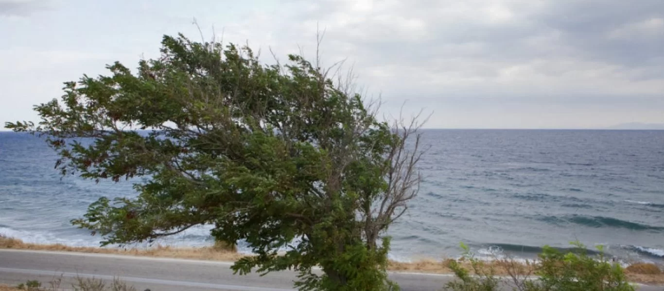 Αυτές οι περιοχές επηρεάζονται από πολύ ισχυρούς ανέμους, έρχεται αστάθεια με βροχές και καταιγίδες