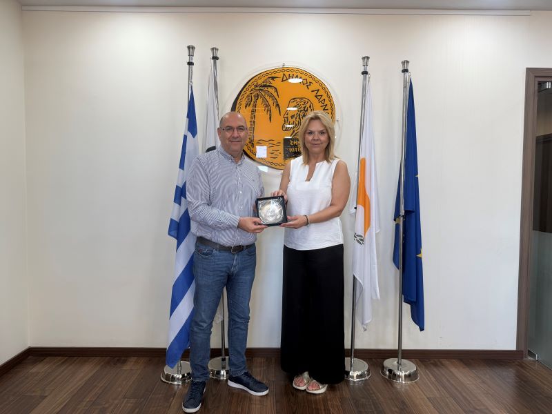 Επίσκεψη της Δημάρχου Χαλκιδέων στον Δήμο Λάρνακας