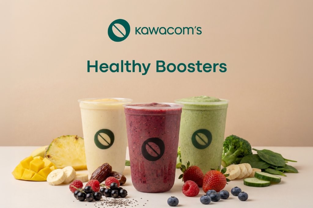 Δοκίμασε τα Healthy Boosters της Kawacom’s, ψήφισε το αγαπημένο σου και ταξίδεψε στην Αθήνα