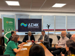 Ο Υπουργός Ενέργειας στην τελετή υπογραφής της Σύμβασης του ΔΣΜΚ με τη CYTA