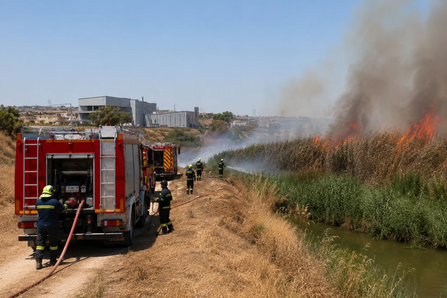 Σε άμεση κινητοποίηση οι δυνάμεις πυρόσβεσης – Πυρκαγιά ξέσπασε στην επαρχία Λάρνακας