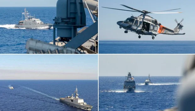 Γαλλική φρεγάτα συμμετείχε σε κοινές επιχειρησιακές ασκήσεις με την Εθνική Φουρά