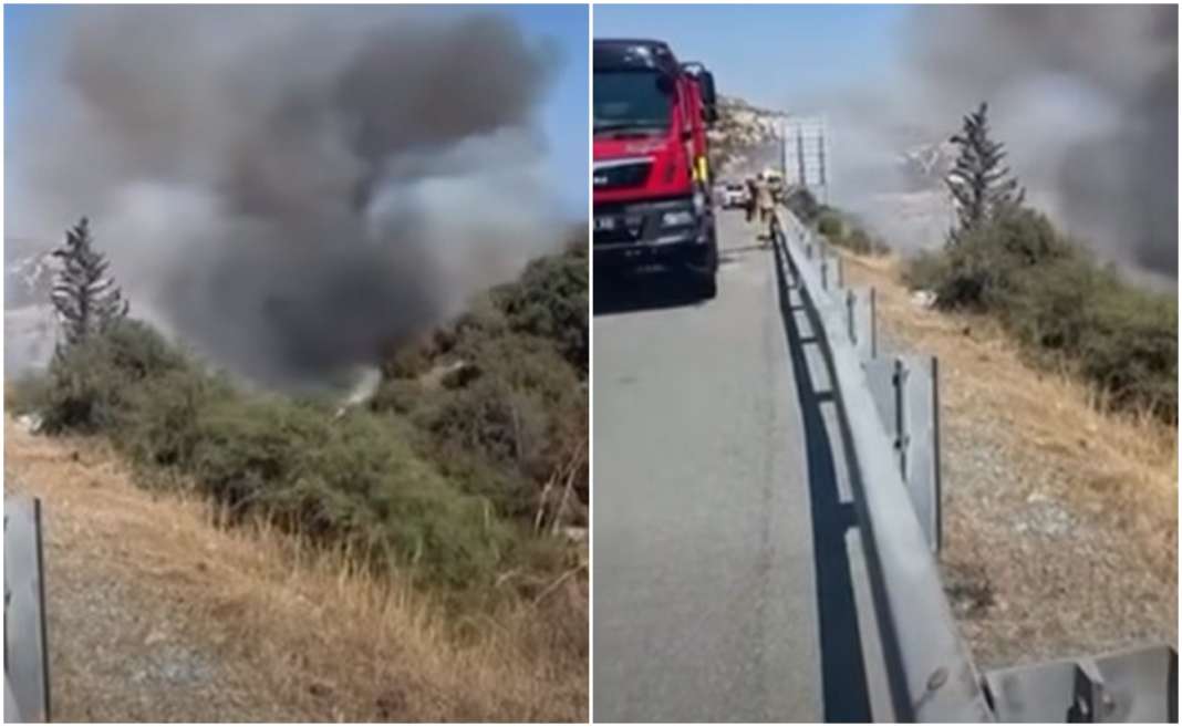 Μεγάλη πυρκαγιά στο Πισσούρι την Κυριακή απείλησε κατοικίες  (φώτο)