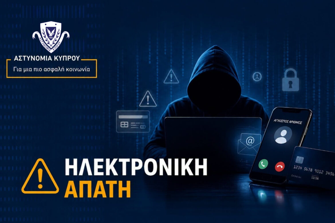 Νέα υπόθεση απάτης μέσω διαδικτύου: Άρπαξαν €105.000 από εταιρεία