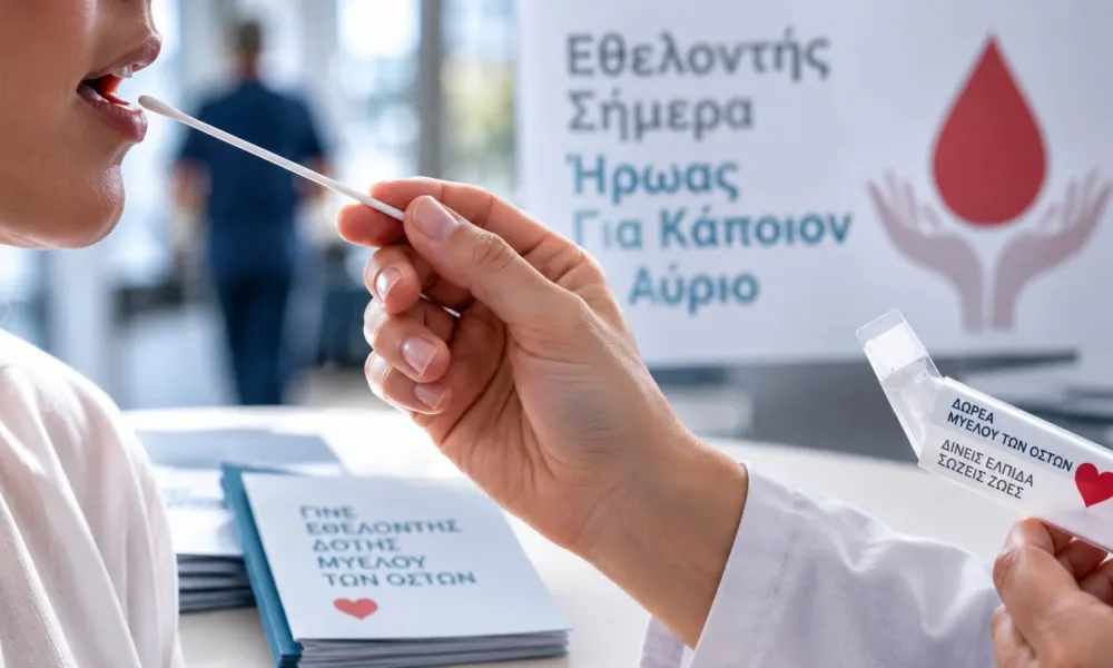 «Γίνε Εθελοντής Δότης Μυελού των Οστών»: Η Λεμεσός στηρίζει τη δράση από το Καραϊσκάκειο Ίδρυμα – Αναλυτικά τα σημεία