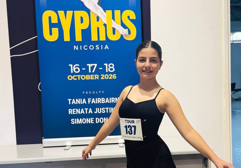 Στο ITA ON TOUR - Cyprus 2026 η νεαρή μπαλαρίνα Ελένα από τη Σχολή Χορού Κατερίνα Πουπάζη Κοσμά
