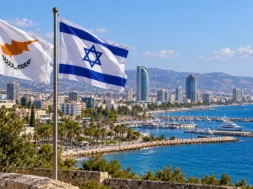 cyprus_and_israel_flags_over_limassol_bay