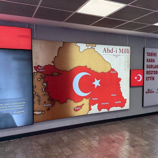 Σάλος με χάρτη στην Κωνσταντινούπολη: Δείχνουν την Κύπρο ως μέρος της Τουρκίας
