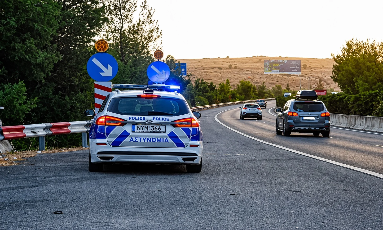 Τροχαίο ατύχημα στον αυτοκινητόδρομο Λεμεσού – Στο νοσοκομείο 4 πρόσωπα