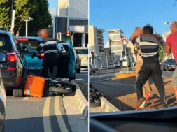 traffic_altercation_and_fallen_delivery_bike