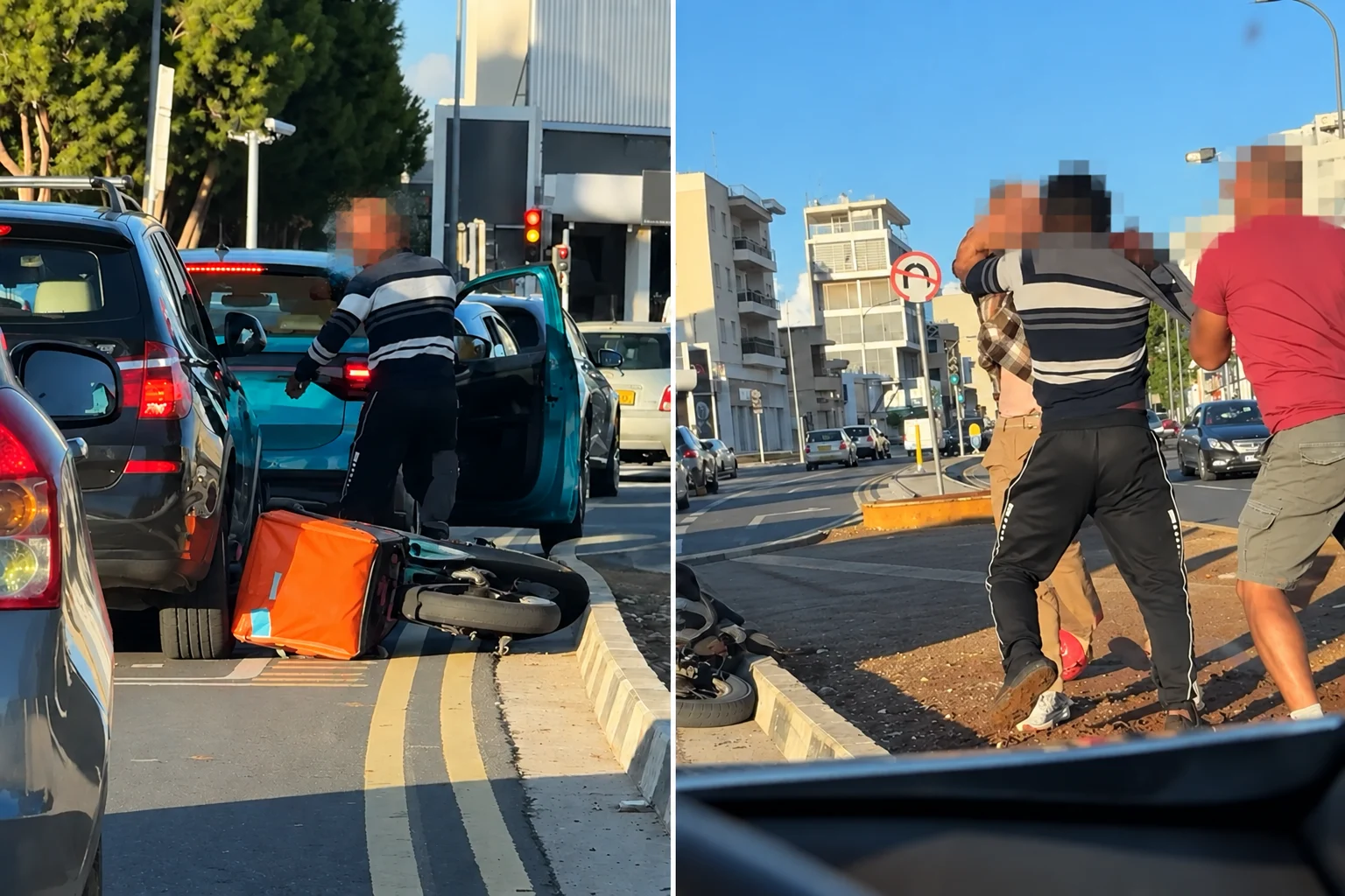 traffic_altercation_and_fallen_delivery_bike